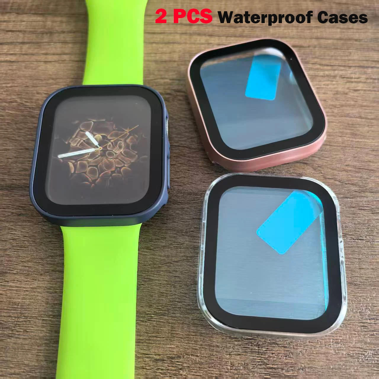 Apple Smartwatch Accessories - 2PCS Waterproof Edge Cases for Apple