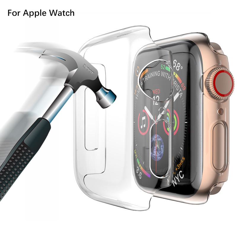 Smartwatch Case - 1PC 44\40mm Ultra-thin Hard Screen Protective