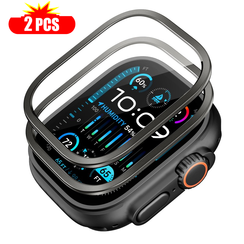 Smartwatch Watch Accessories For Women - 2pcs Tempered Glass for Apple Watch