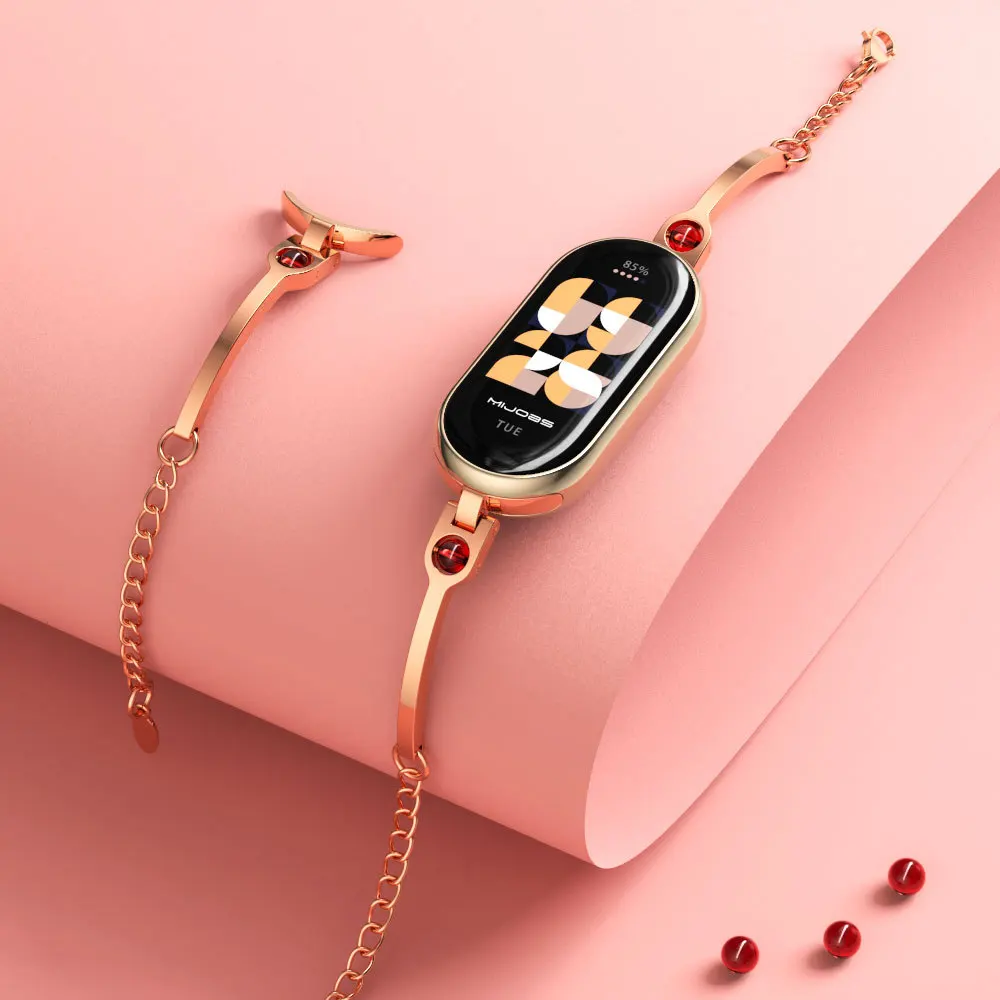 Smartwatch Watch Accessories For Women - Stainless Steel Replacement Strap for Xiaomi