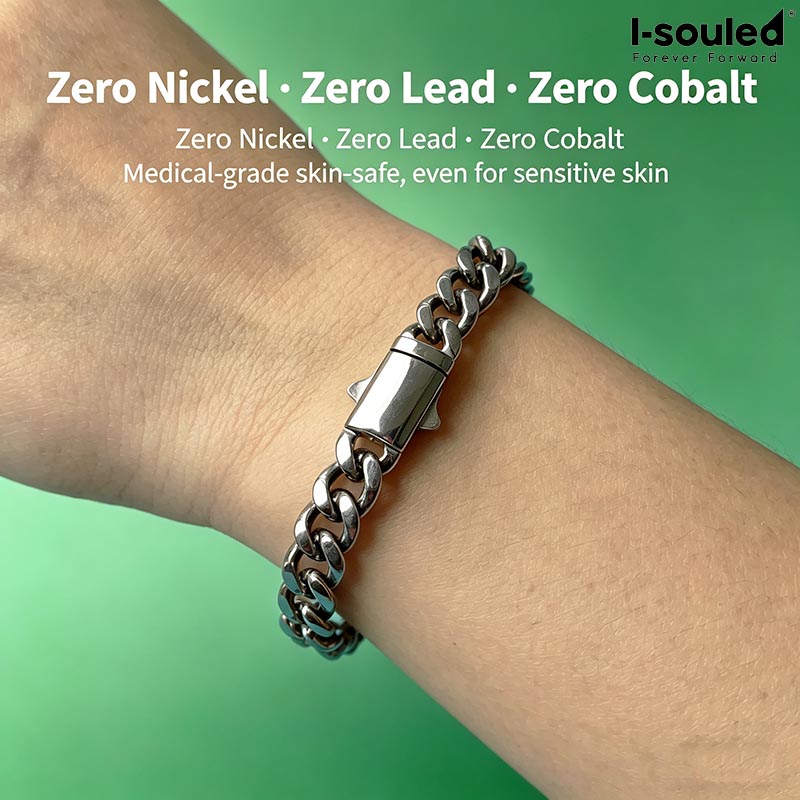 7mm Solid Titanium Bracelet Li - огляд і ціна Ceramic Link Bracelet