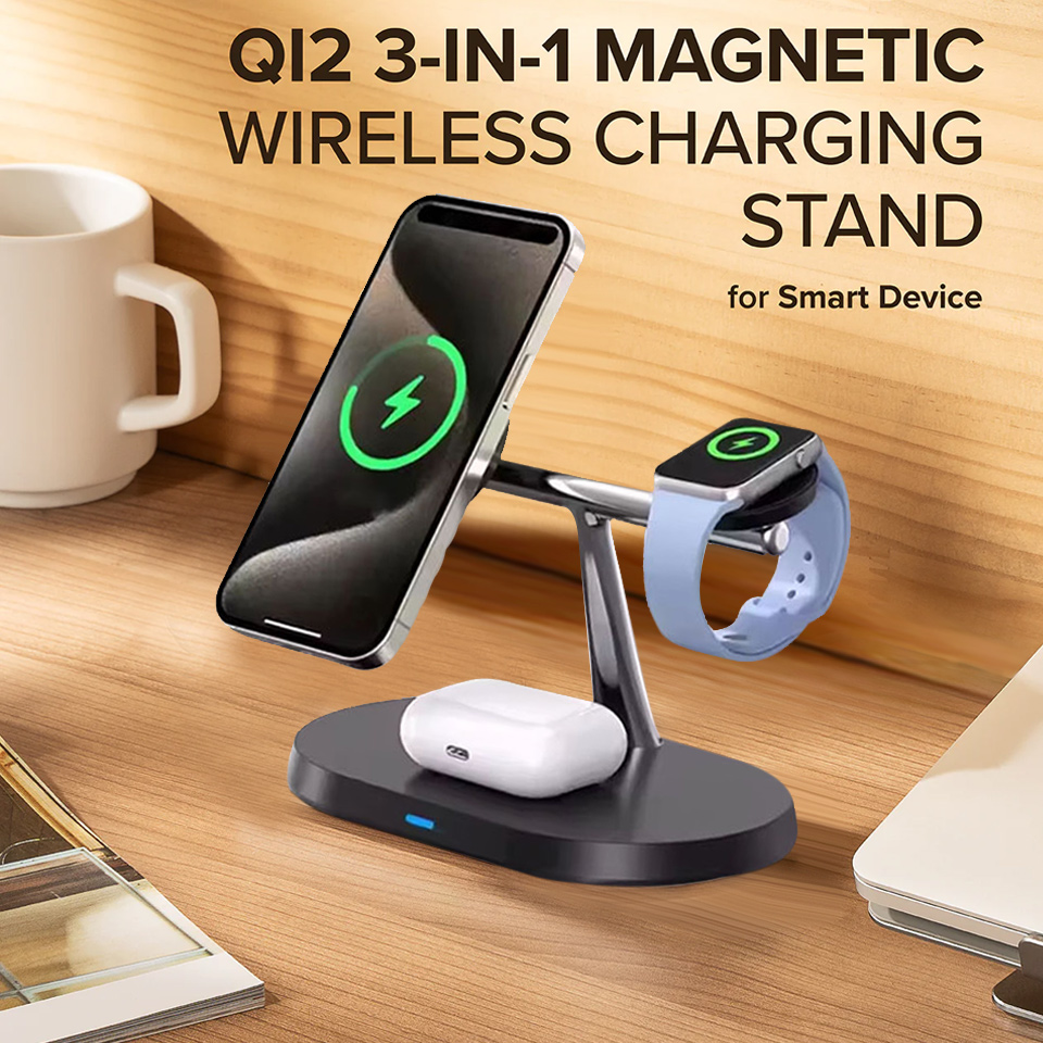 3 in 1 Magnetic Wireless Charg - огляд і ціна Smartwatch Ac