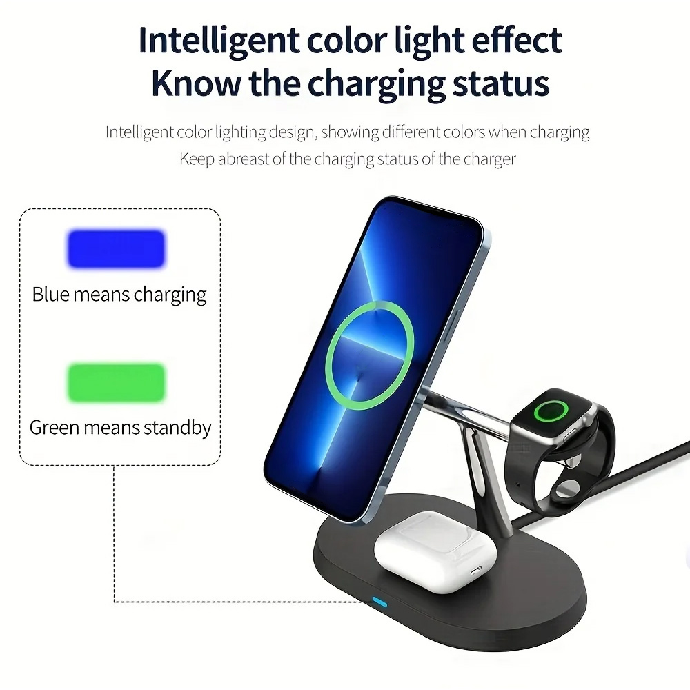 3 in 1 Magnetic Wireless Charg - огляд і ціна Smartwatch Ac