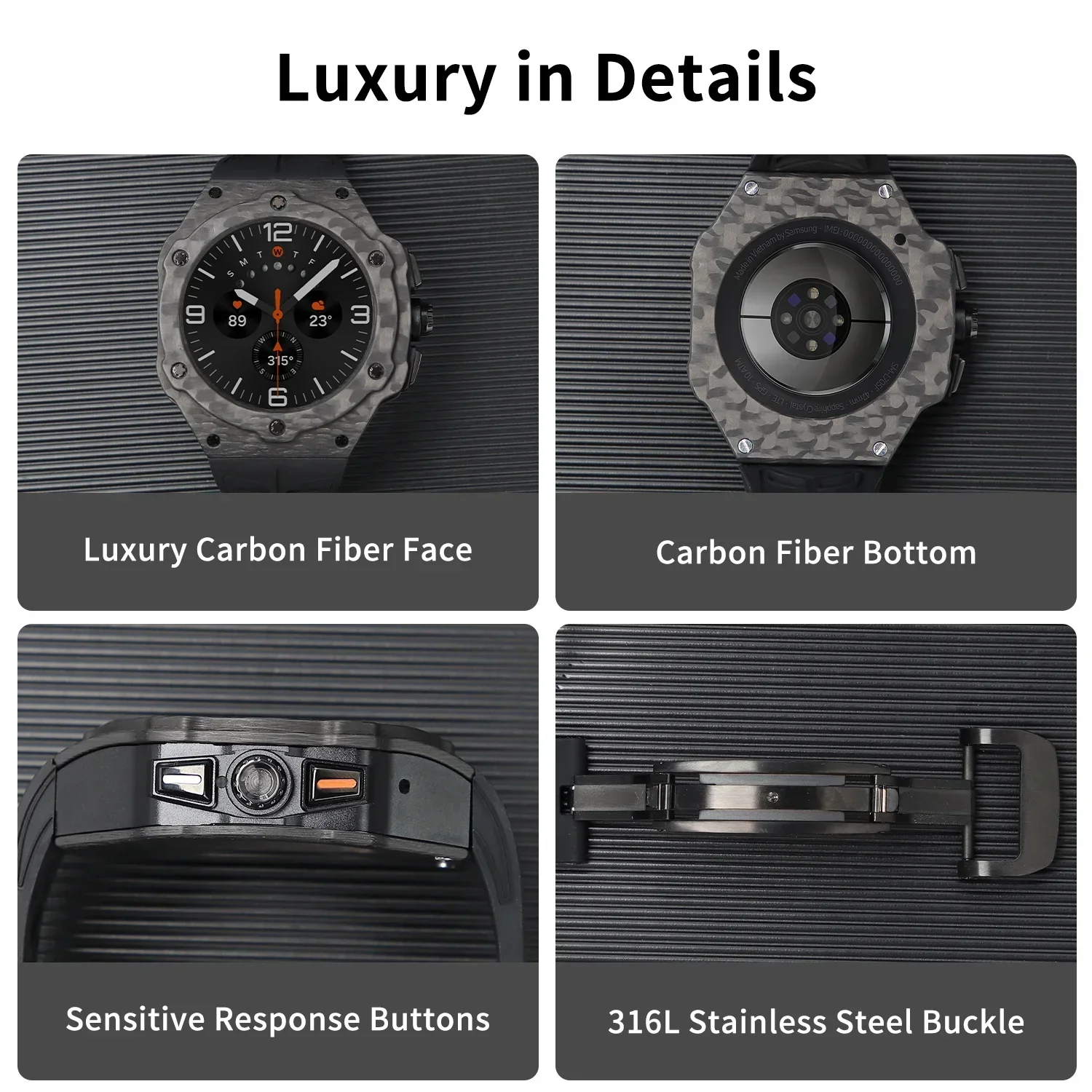 Luxury Modification Kit for Sa - огляд і ціна Samsung Smartwatch Ultra Accessories