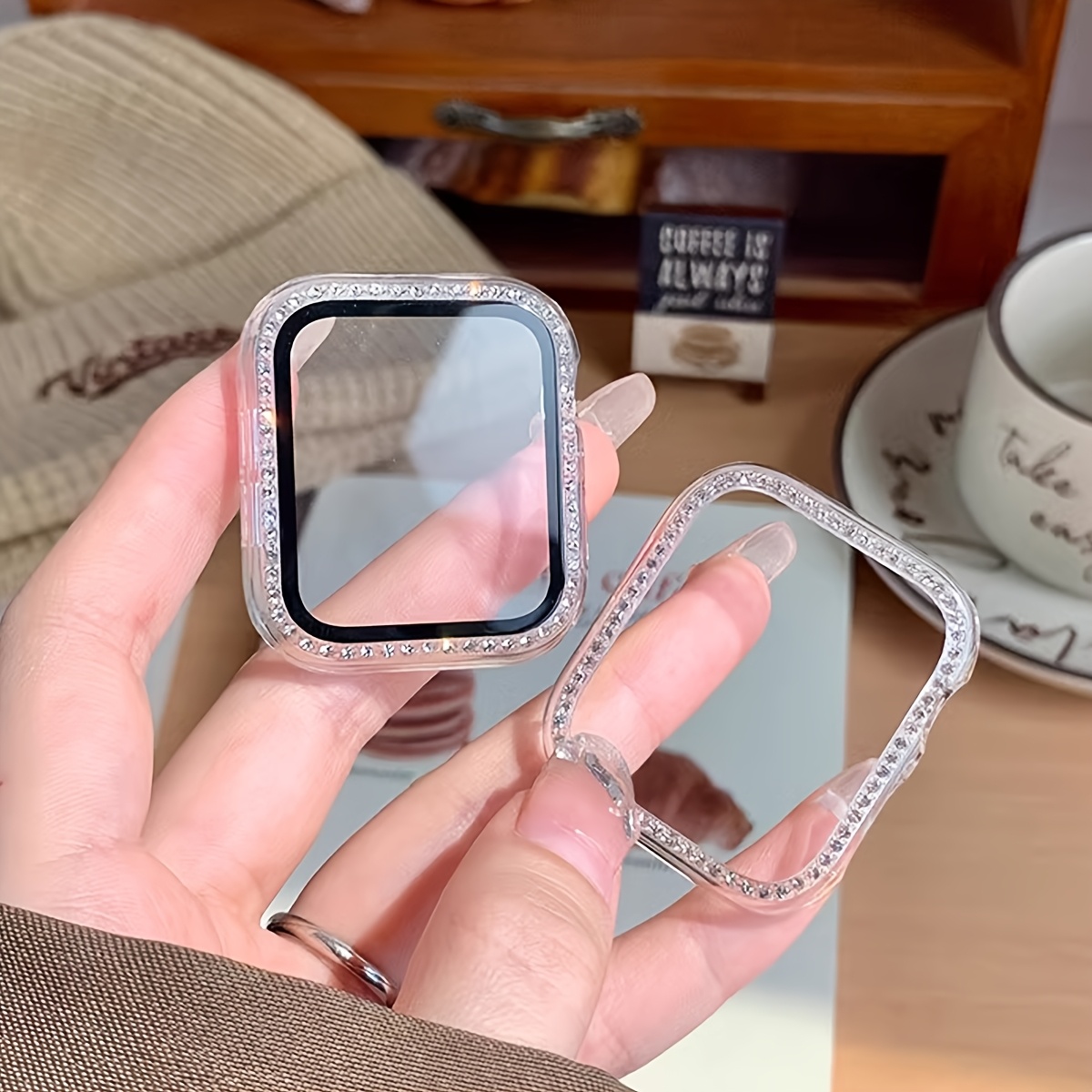 Glass+Diamond Case For Apple w - огляд і ціна Apple Smartwatch Accessories