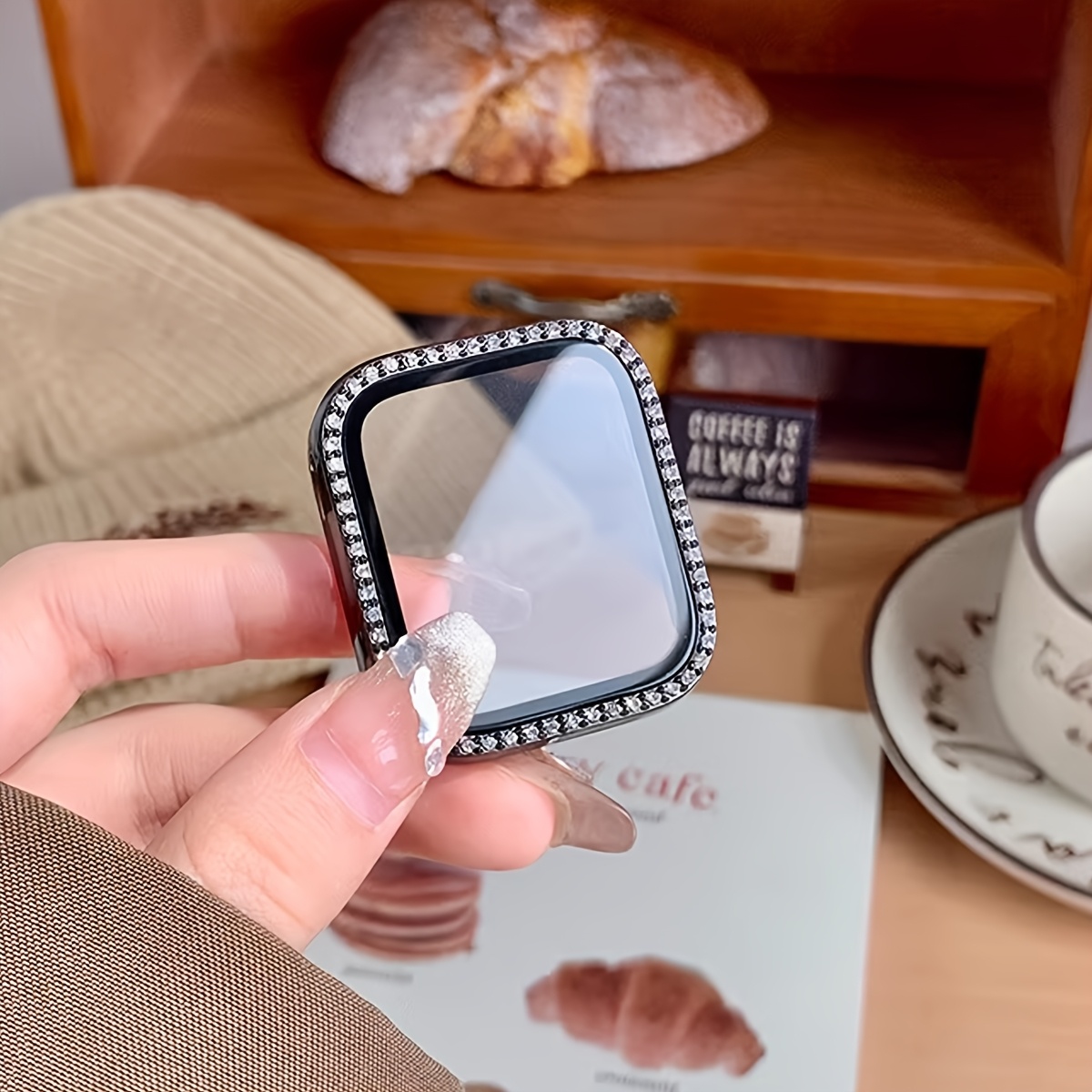 Glass+Diamond Case For Apple w - огляд і ціна Apple Smartwatch Accessories