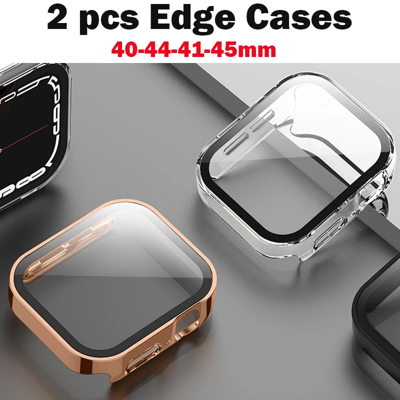 2PCS Waterproof Edge Cases for - огляд і ціна Apple Smartwatch Accessories