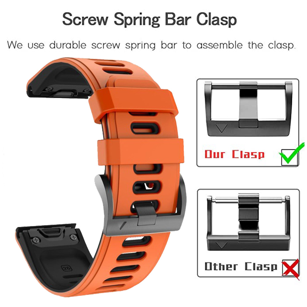 Replacement Watchbands 22mm 26 - огляд і ціна Silicone Band Replacement