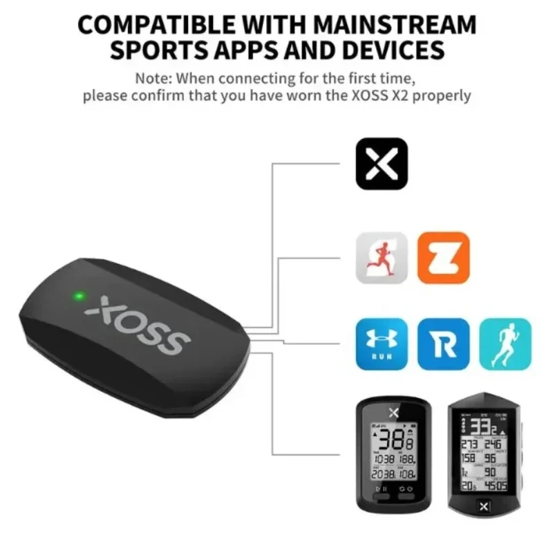 XOSS X2 Chest Strap Heart Sens - огляд і ціна Rugged Sport Strap