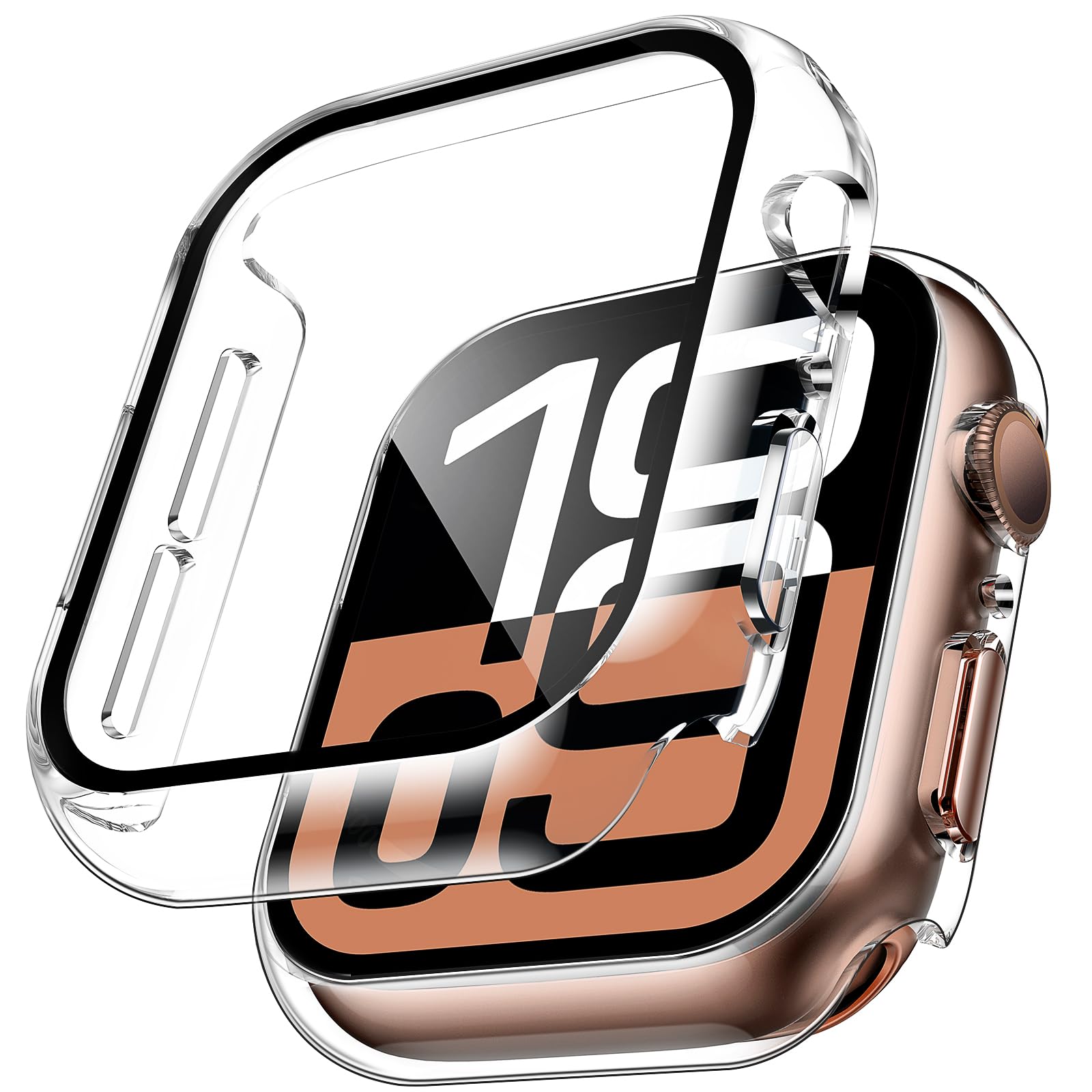 2pcs Tempered Glass Case For A - огляд і ціна Apple Smartwatch Accessories