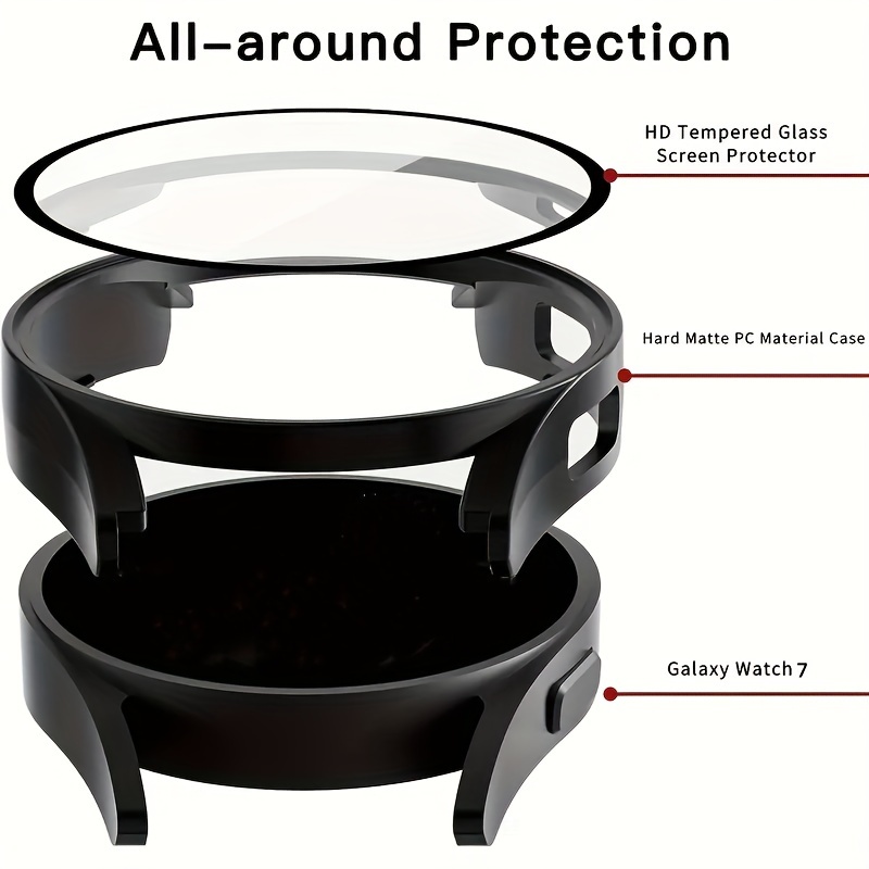 2pcs Screen Protector Case for - огляд і ціна Accessories For Galaxy Watch 5