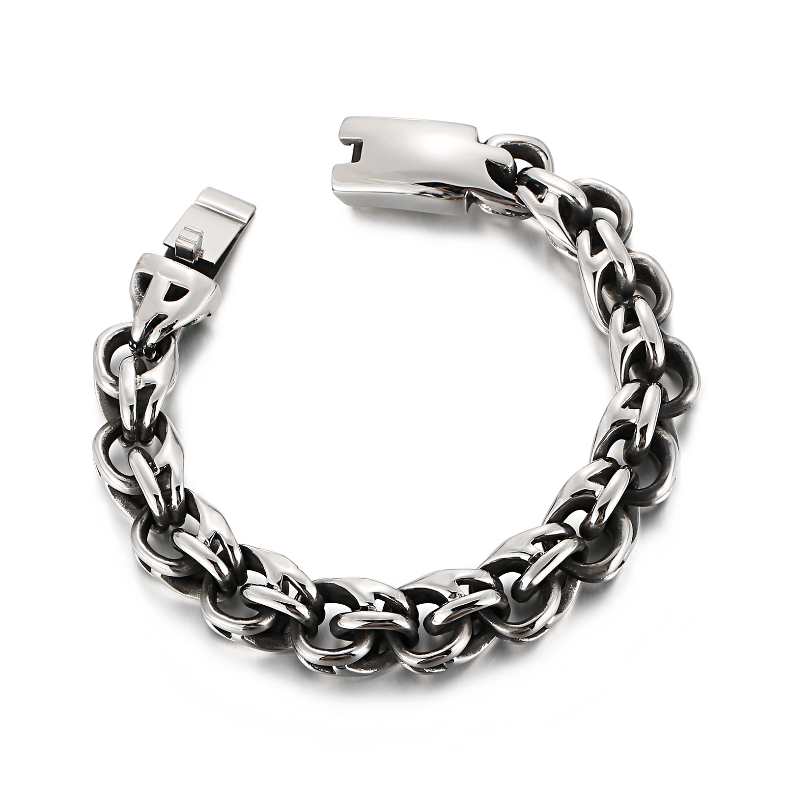Twisted Link Chain Men Bracele - огляд і ціна Ceramic Link Bracelet