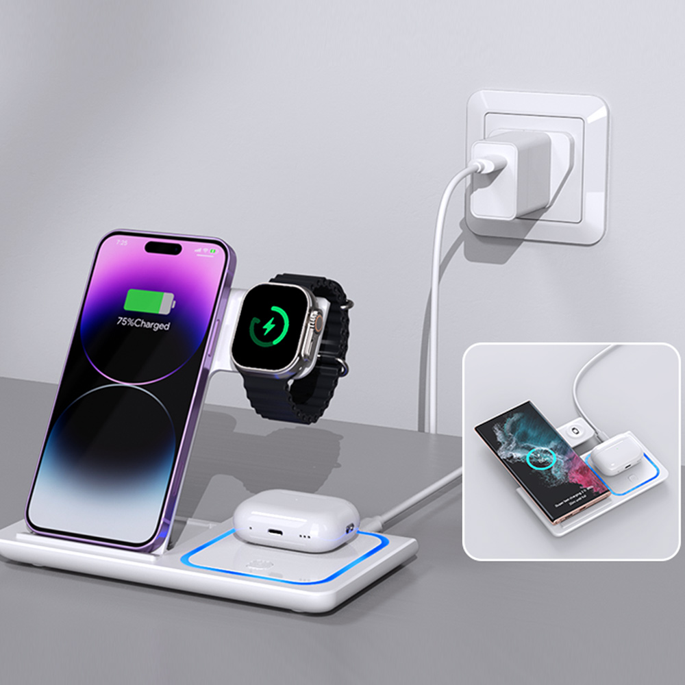 LED 3 in 1 Wireless Charger St - огляд і ціна Smartwatch Ac