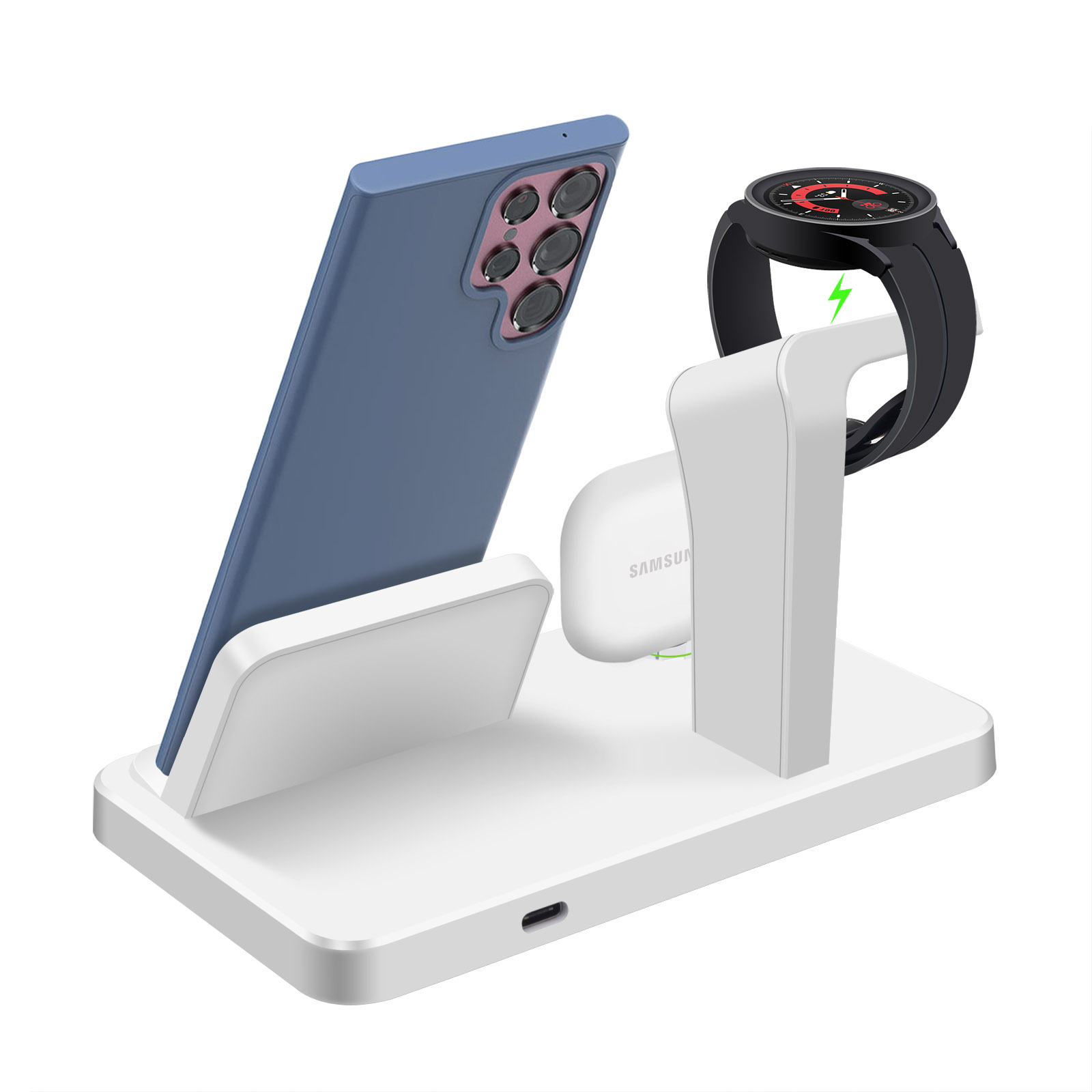 Desk 3 in 1 Type C Port Wirele - огляд і ціна Smartwatch Ac