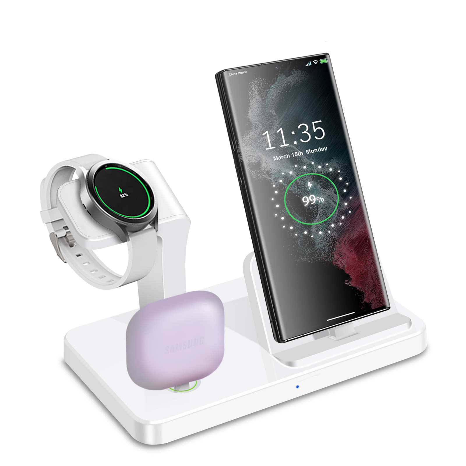 Desk 3 in 1 Type C Port Wirele - огляд і ціна Smartwatch Ac