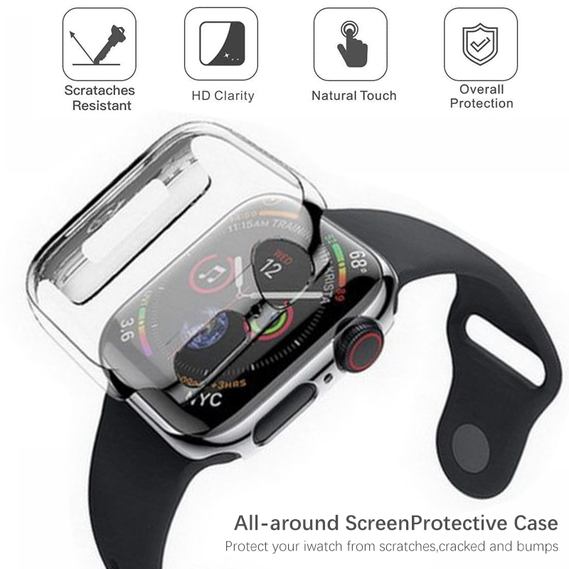 1PC 44\40mm Ultra-thin Hard Sc - огляд і ціна Smartwatch Case