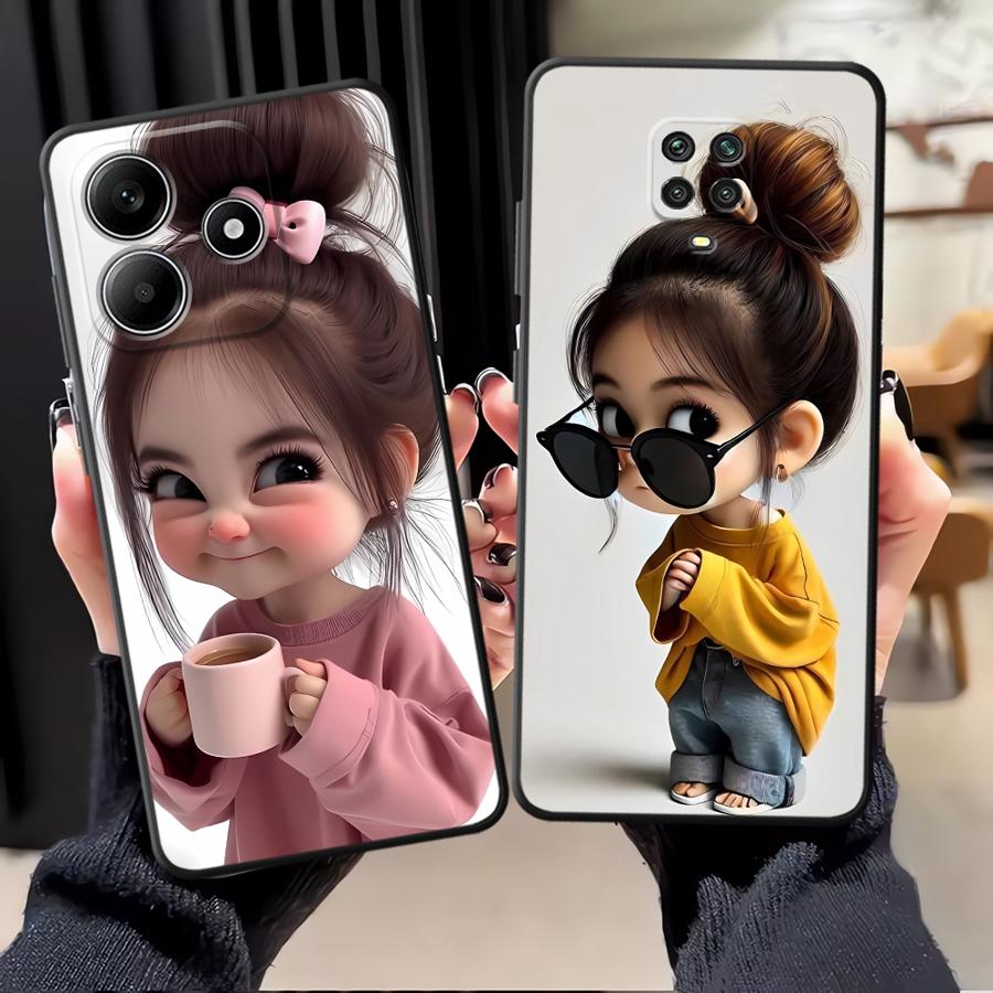 Cartoon Girl Pattern Funda Pho - огляд і ціна Xiaomi Redmi Note 14