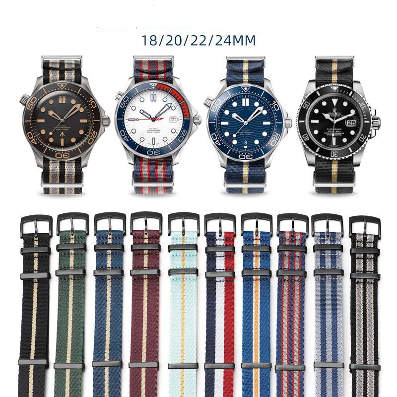 Superior Nylon Watchband for O - огляд і ціна Nylon Nato Strap