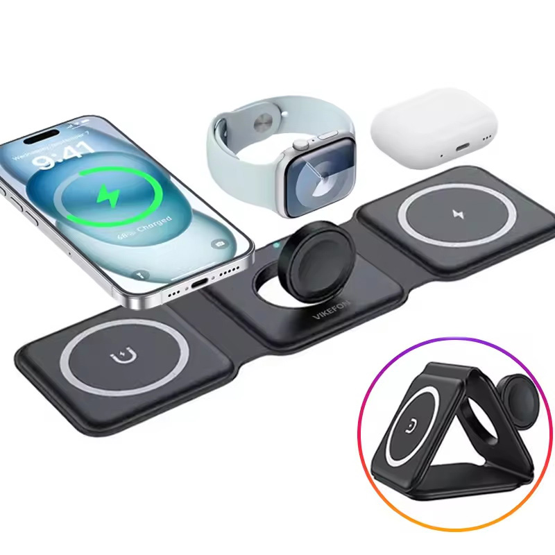 3-in-1 Magnetic Folding Wirele - огляд і ціна Smartwatch Ac