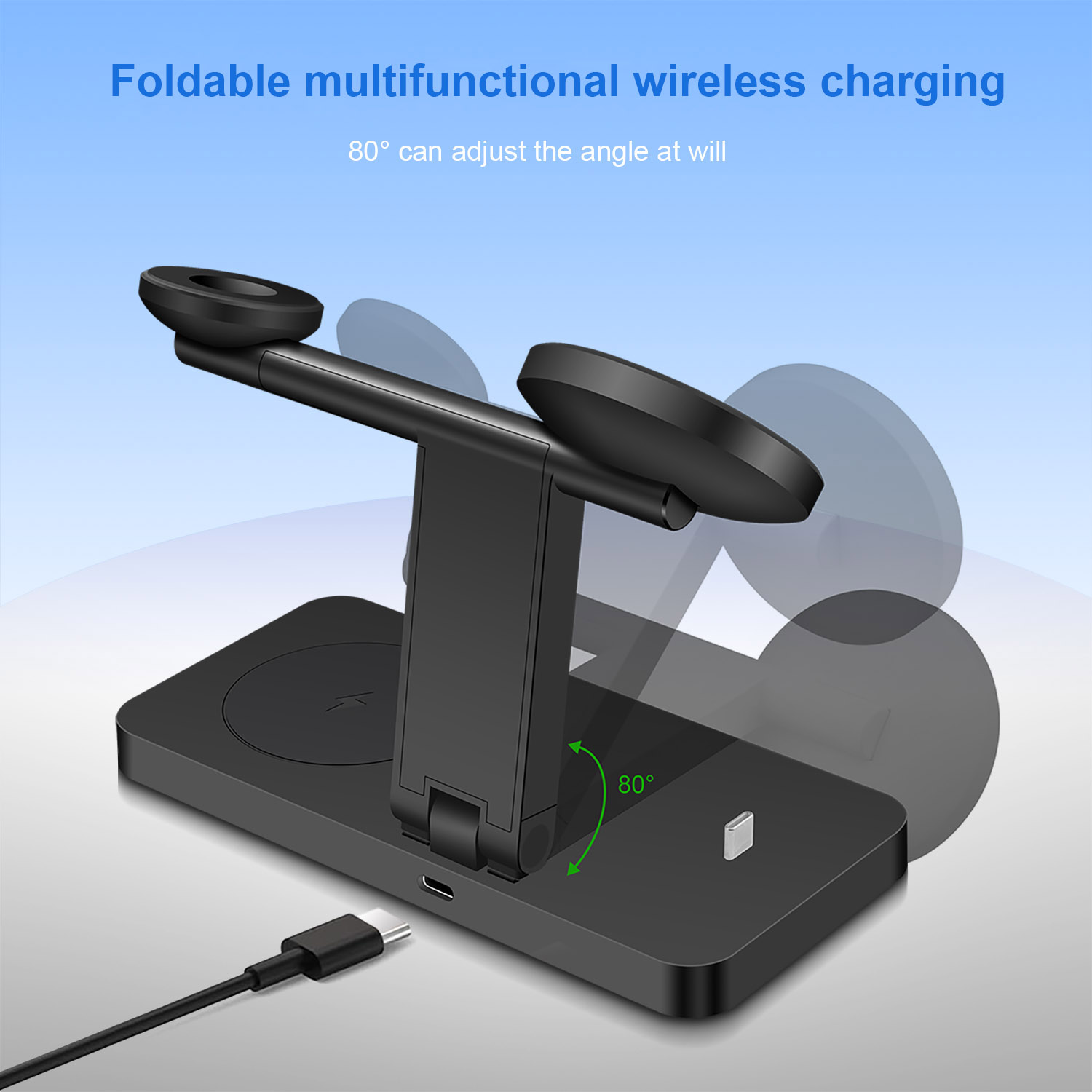 4 in 1 Magnetic Wireless Charg - огляд і ціна Smartwatch Ac