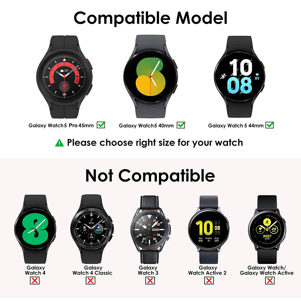 Cover+Tempered Glass for Samsu - огляд і ціна Accessories For Galaxy Watch 5