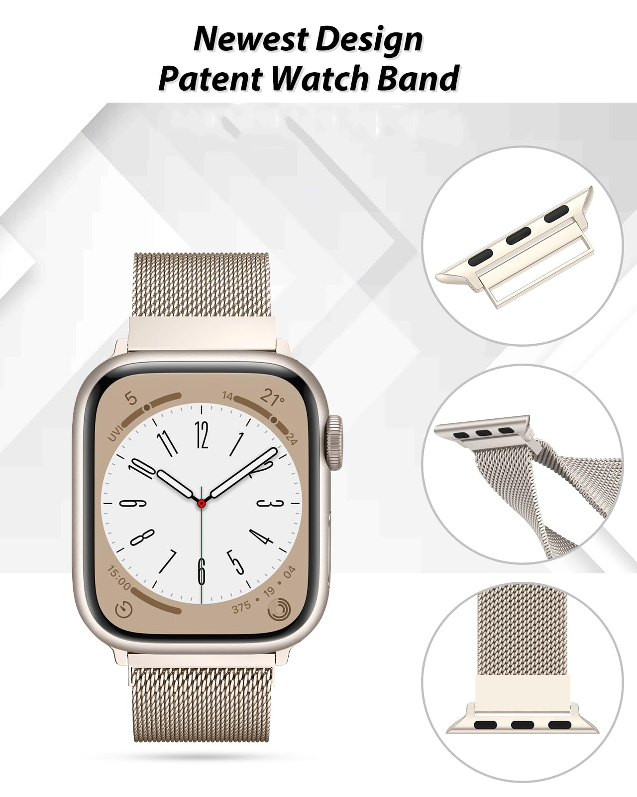 Milanese Strap For apple Watch - огляд і ціна Apple Smartwatch Accessories