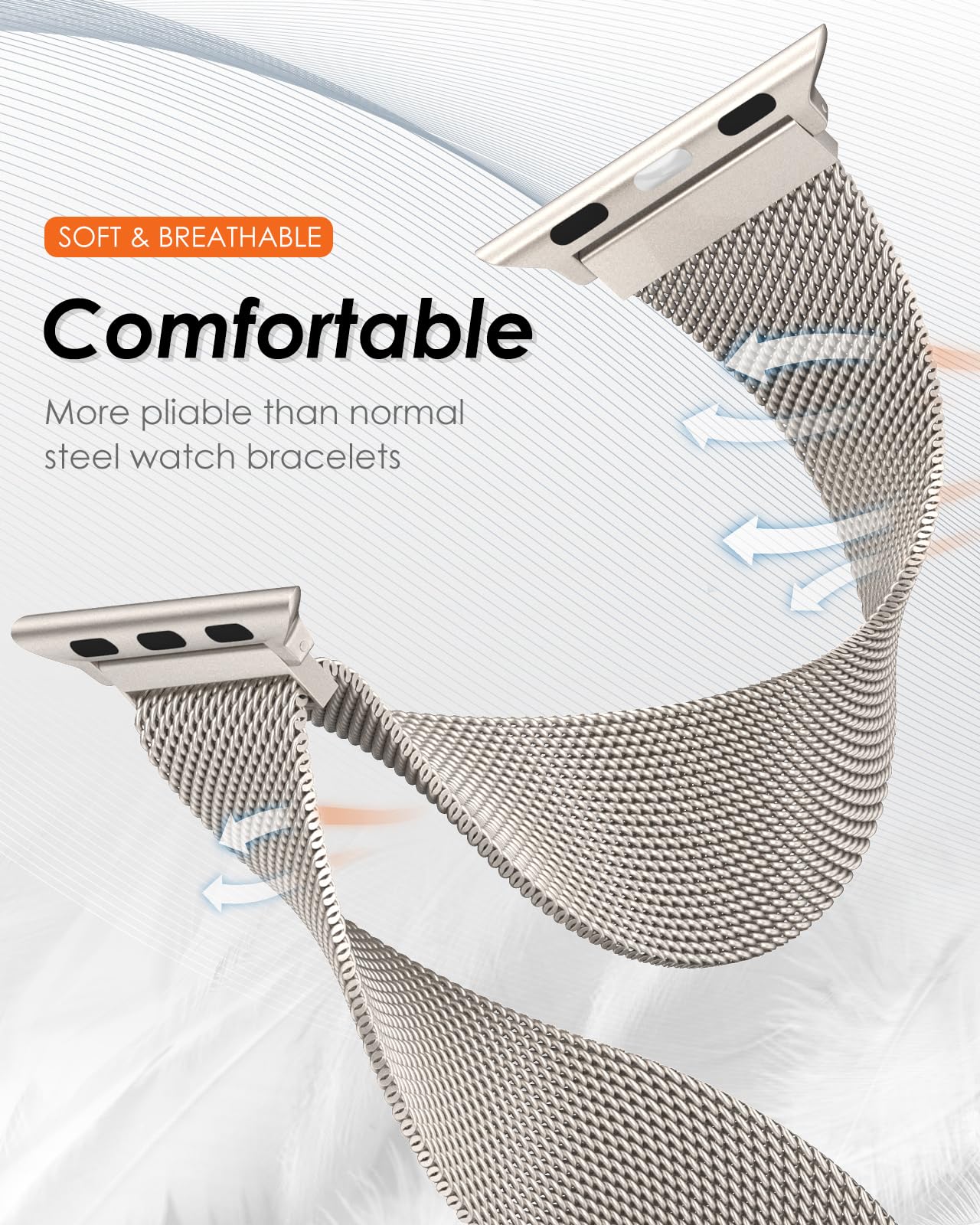 Milanese Strap For apple Watch - огляд і ціна Apple Smartwatch Accessories