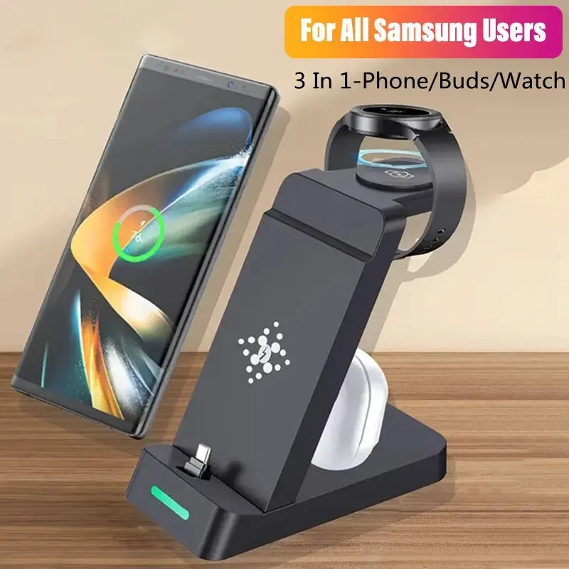3 In 1 Charging Station for Sa - огляд і ціна Smartwatch Ac