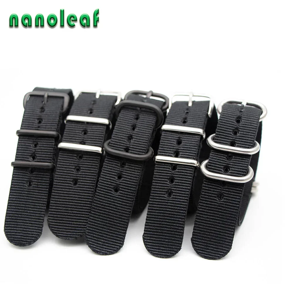 Black Nylon Watch Band For Mec - огляд і ціна Nylon Nato Strap