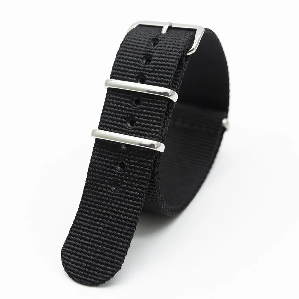Black Nylon Watch Band For Mec - огляд і ціна Nylon Nato Strap
