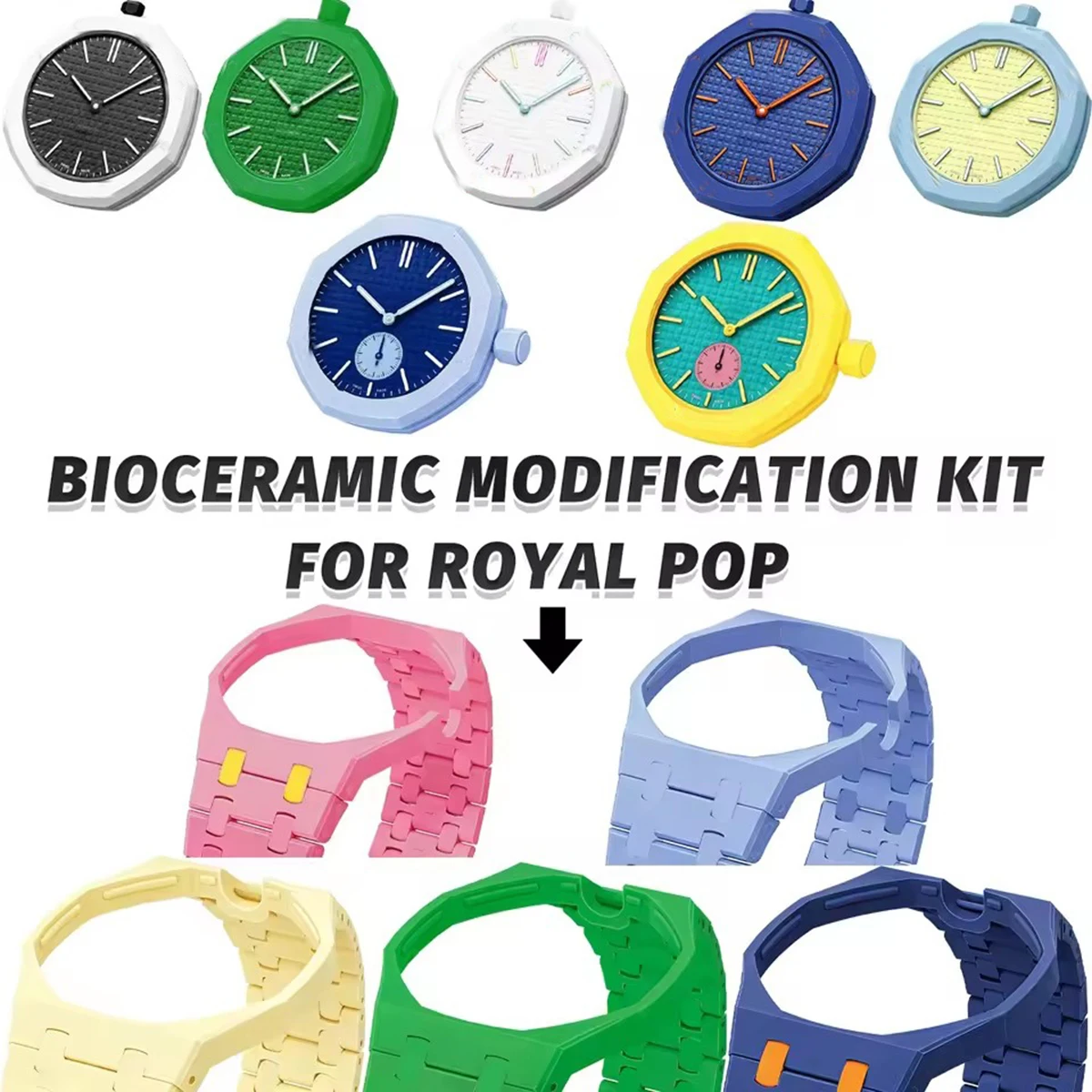 2 in 1 Bioceramic Case+Strap F - огляд і ціна Ceramic Link Bracelet