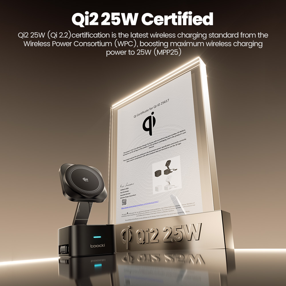 Toocki QI2.2 25W Wireless Char - огляд і ціна Smartwatch Ac