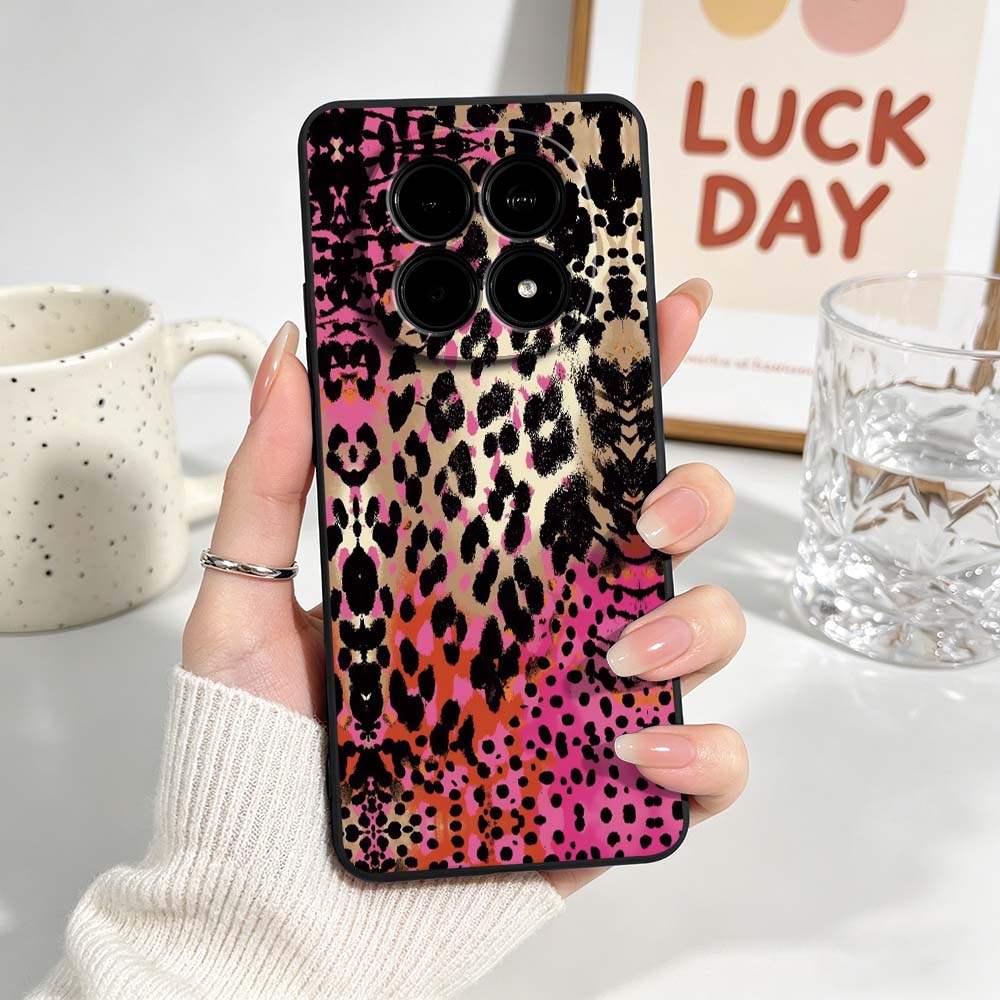 Pink Black Leopard Print For X - огляд і ціна Xiaomi Redmi Note 14