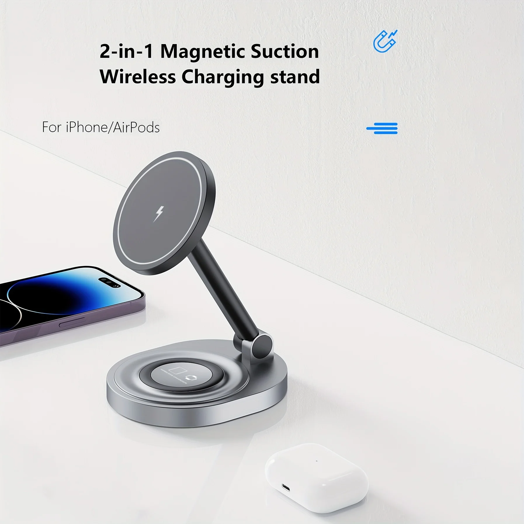 2 In 1 Magnetic Wireless Charg - огляд і ціна Smartwatch Ac