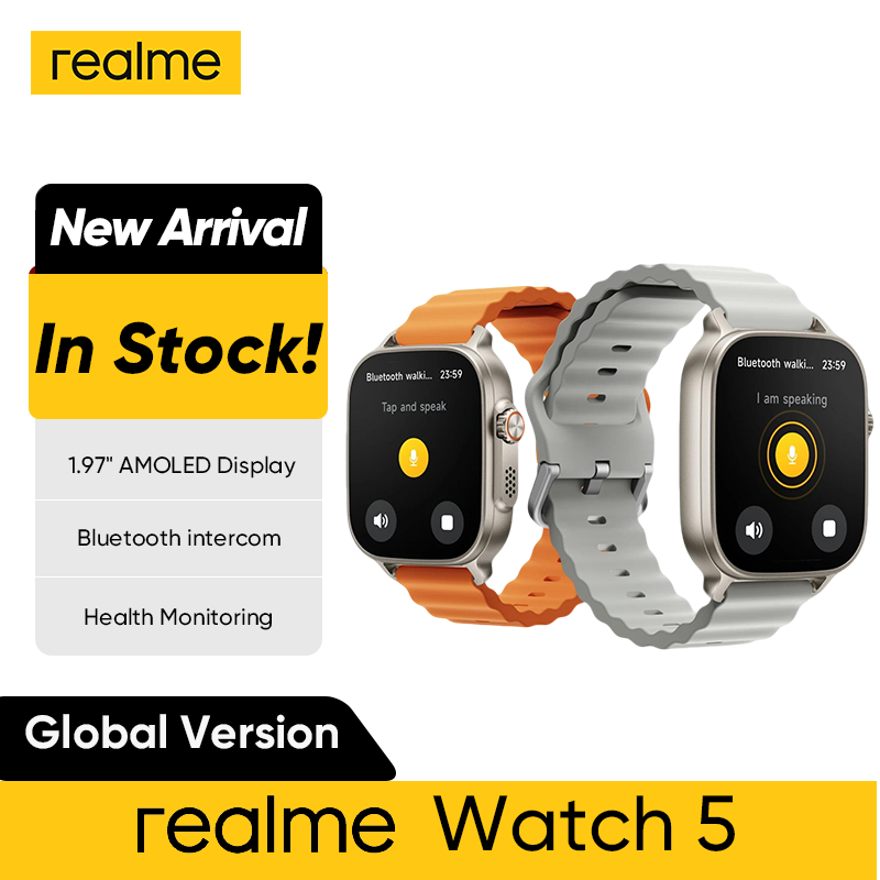 Global Version realme watch 5  - огляд і ціна Smartwatch X2