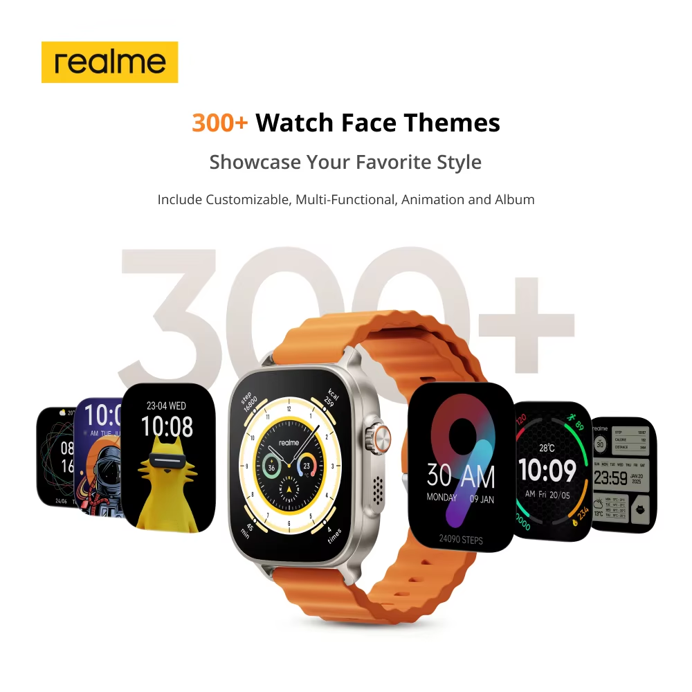 Global Version realme watch 5  - огляд і ціна Smartwatch X2