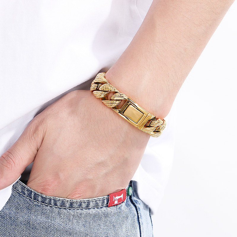 Kalen 19-21cm Long Stainless S - огляд і ціна Ceramic Link Bracelet