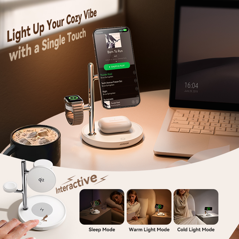 Joyroom 4-in-1 Magnetic Chargi - огляд і ціна Smartwatch Ac