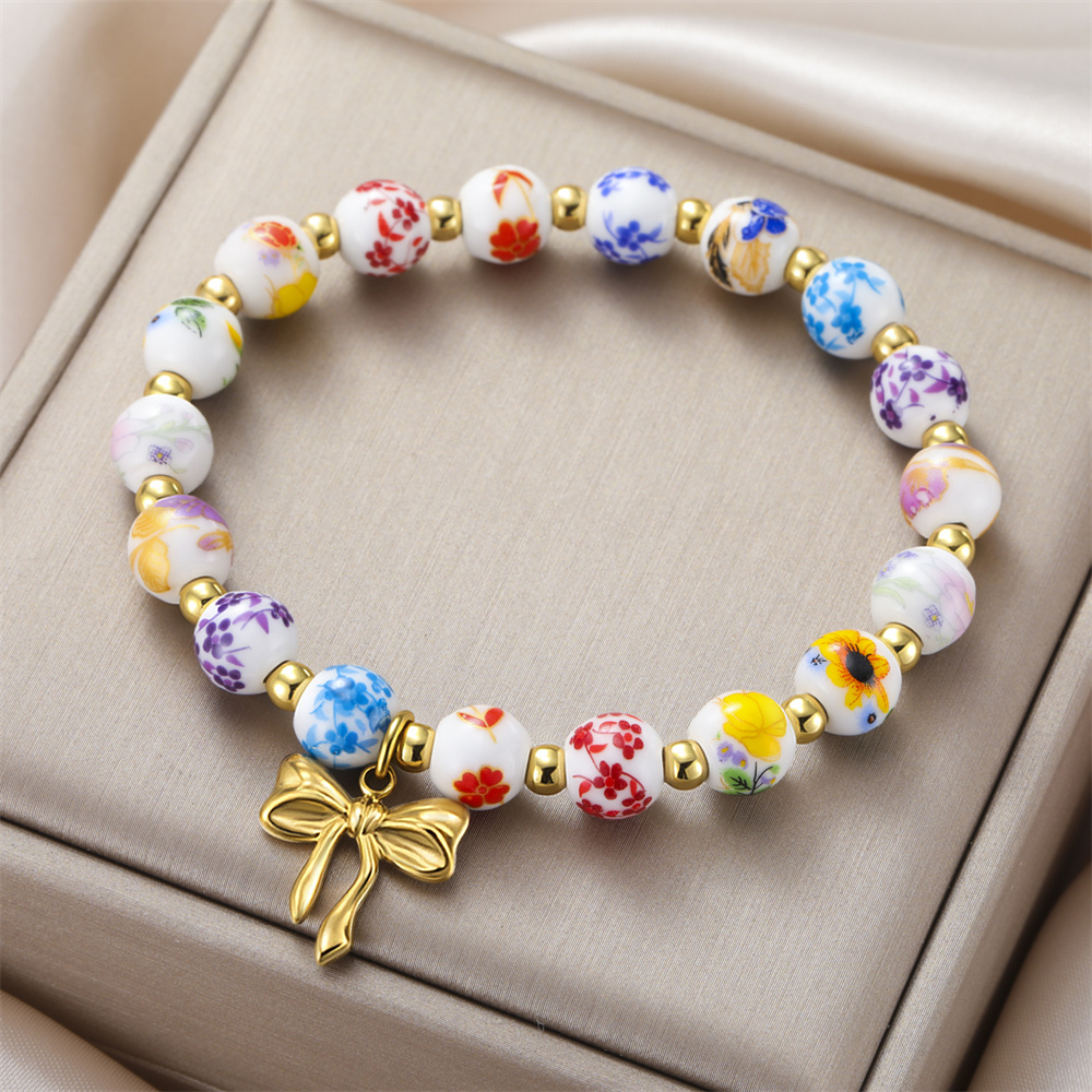 Colorful Ceramic Bead Bracelet - огляд і ціна Ceramic Link Bracelet