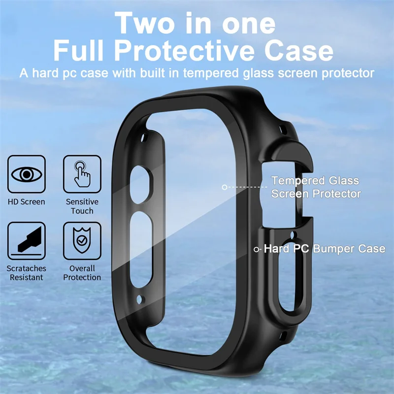 Glass+case For Apple Watch Ult - огляд і ціна Apple Smartwatch Accessories