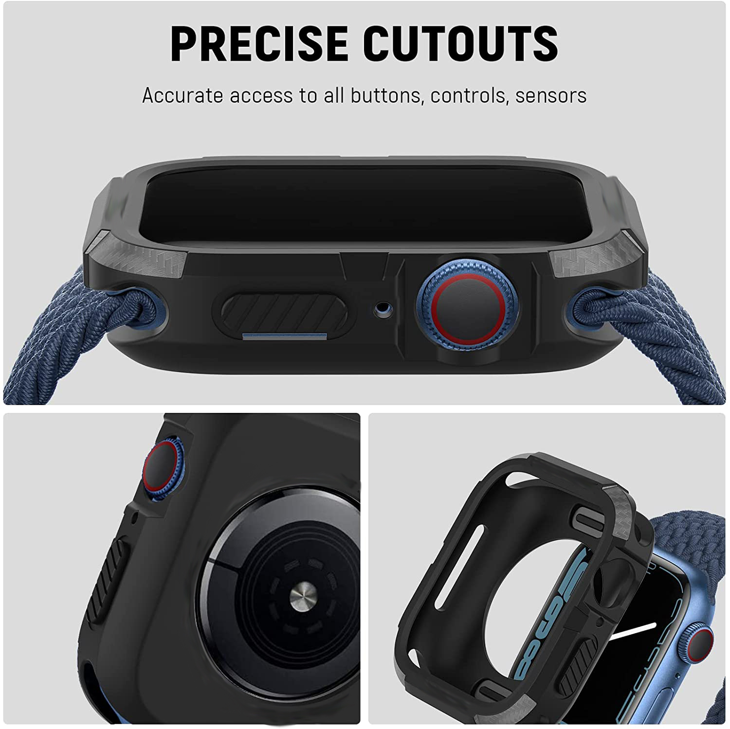 Rugged Cover for Apple Watch C - огляд і ціна Apple Smartwatch Accessories